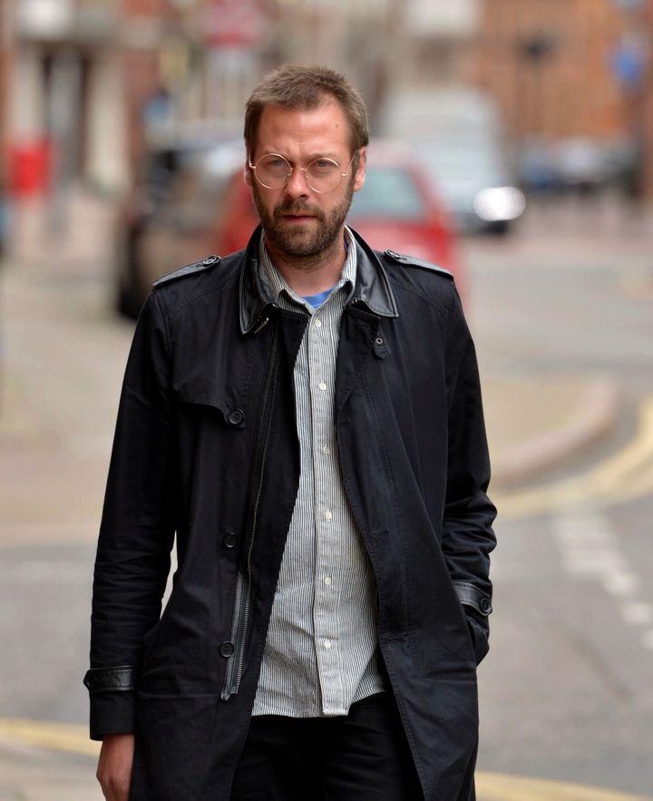 Tom Meighan at Leicester Magistrates' Court on Tuesday