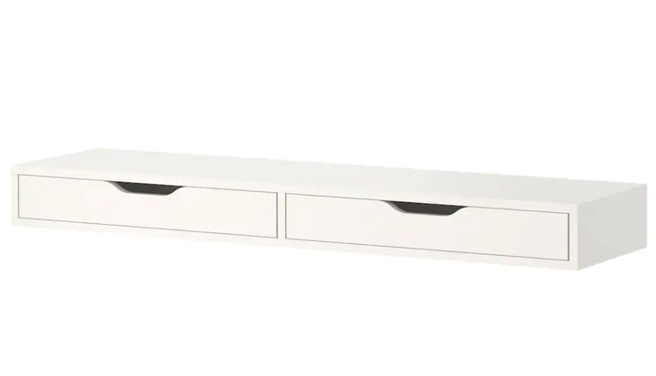 Estante con cajones EKBY ALEX de IKEA.