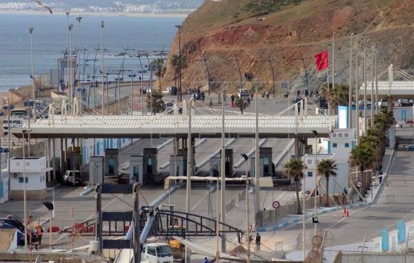 Frontera Ceuta-Marruecos.