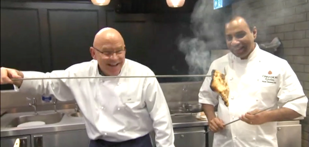 Dominic Littlewood on cooked a plastic timer on Celebrity MasterChef