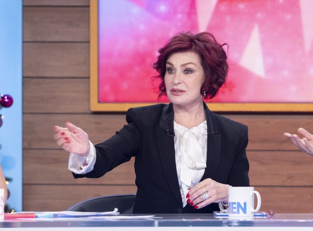 Sharon Osbourne appearing on Loose Women last year