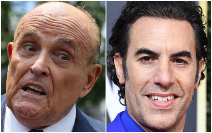 Rudy Giuliani realized later he had been pranked by Sacha Baron Cohen in a pretend interview that quickly went off the rails.