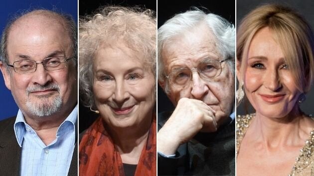 Salman Rushdie, Margaret Atwood, Noam Chomsky y J.K. Rowling son algunos de los artistas que han firmado el manifiesto.