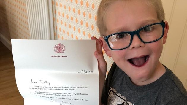A 7-Year-Old Sent The Queen A Word Search Incase She Was Sad Or Lonely