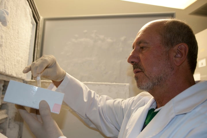 Mariano Esteban, trabajando en el Centro Nacional de Biotecnología.