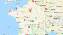 La carte de France des plans
