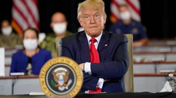 Trump contraint de reporter un meeting ”à cause d’une