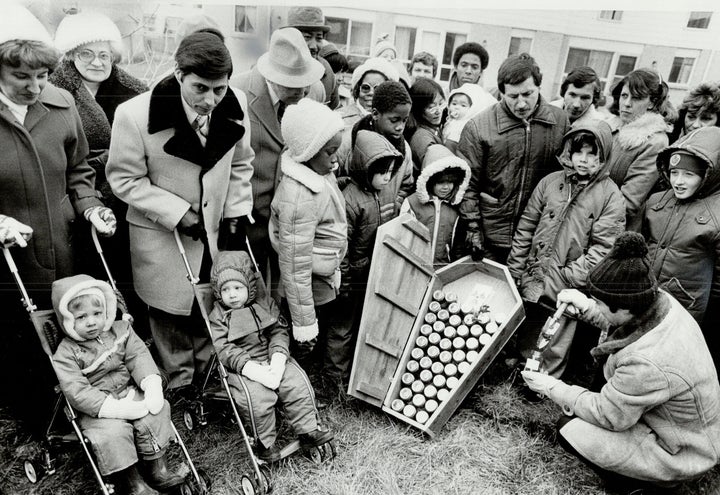 Residents who lived on McClure Crescent, which runs through Scarborough, Ont.'s Malvern neighbourhood, discovered their homes were built on radioactive soil in 1980. A year after they were told the soil would be removed, they collected jars of soil and sent them to local politicians.