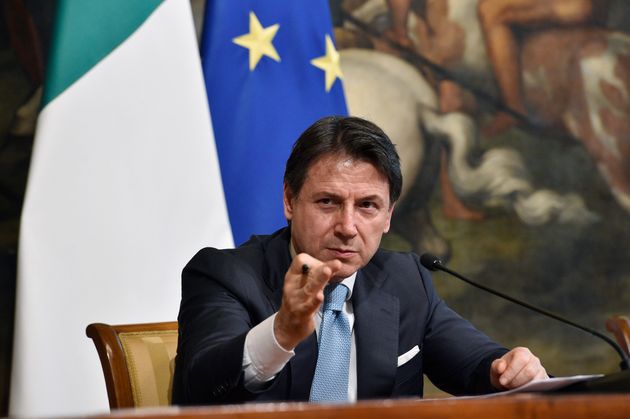 07/07/2020 Roma, conferenza stampa sul Disegno di di Legge semplificazioni. Nella foto il presidente...