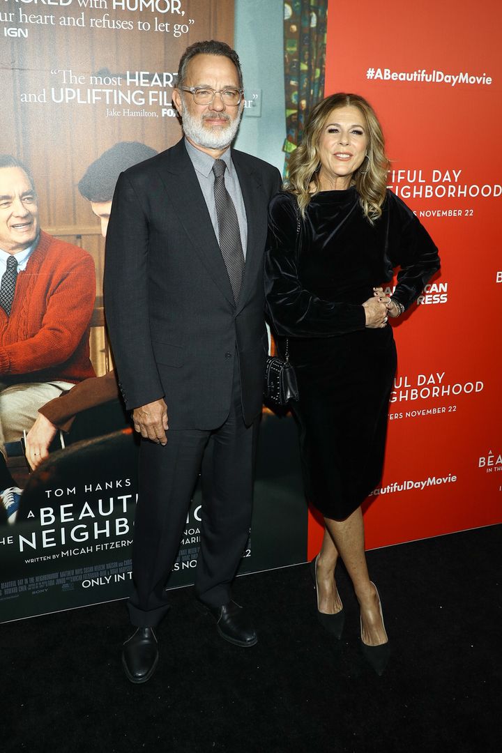 Tom and wife Rita Wilson 