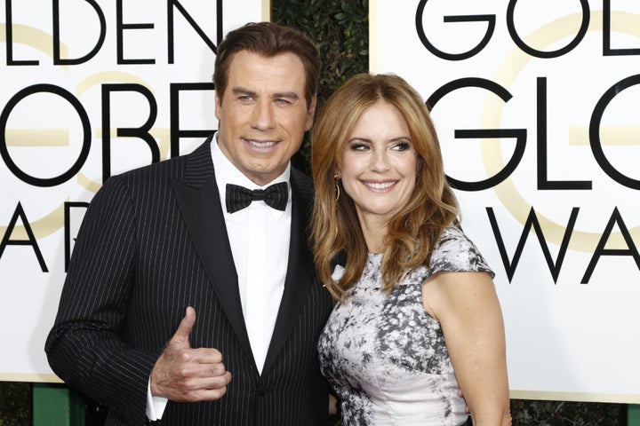 John Travolta and Kelly Preston