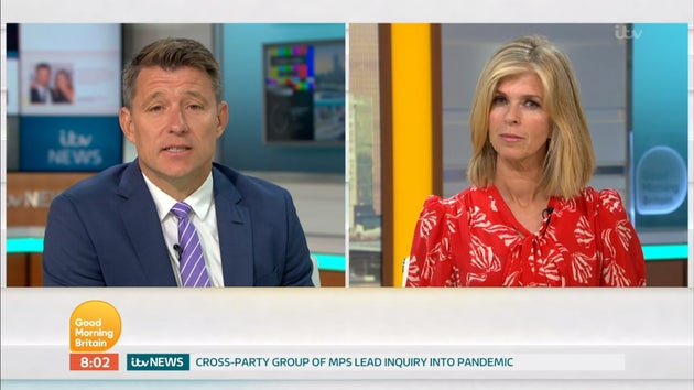 Ben Shephard and Kate Garraway on Good Morning Britain