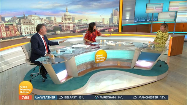 Kate speaks to Piers Morgan and Susanna Reid