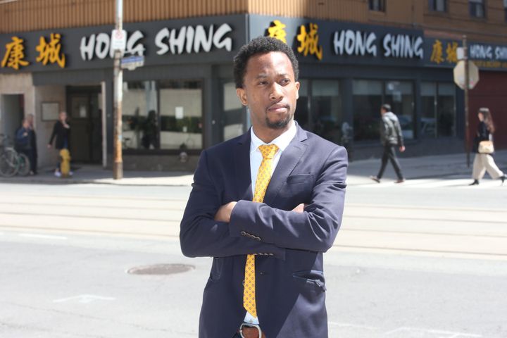 Emile Wickham, who won a discrimination case after Hong Shing Chinese restaurant in Toronto was found to have violated his human rights in asking him and his friends, all Black, to prepay for their meal.