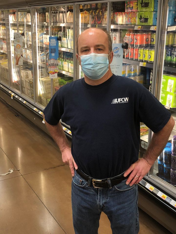 Dacey, a 53-year-old front end department leader for Kroger in Kentucky, said, "The primary challenge for me as a hearing-impaired person during this pandemic is that it is almost impossible for me to communicate with other people at all."