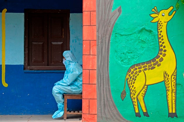 Κέντρο διεξαγωγής τεστ στην Ινδία. 