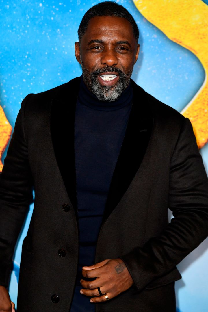 Idris at the Cats premiere last year