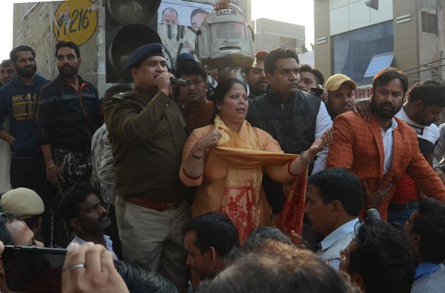 BJP leader Kapil Mishra at Maujpur on February 23, 2020 in New