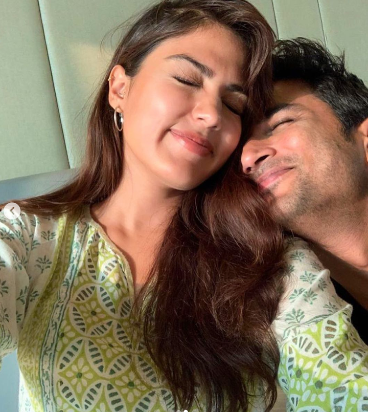 Rhea Chakraborty and Sushant Singh Rajput 