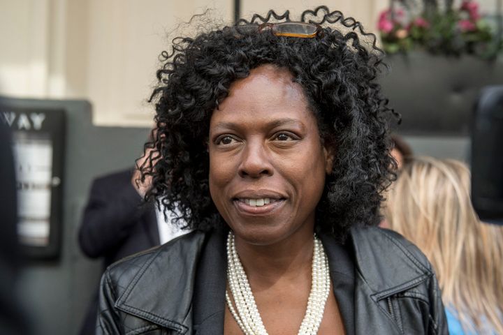 Yvette Williams, co-founder of Justice4Grenfell, at the Grenfell Tower public inquiry