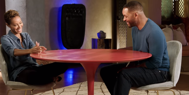 Jada Pinkett y Will Smith durante la entrevista el viernes pasado en el programa 'Red Table Talk'.