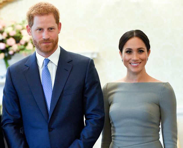 Prince Harry and Meghan, Duchess of Sussex in Dublin during a royal visit to Ireland in 2018. At the time, they wouldn't have been allowed to explicitly talk politics.