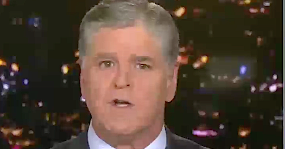 Sean Hannity Says The Most Hannity Thing Ever About Joe Biden ...