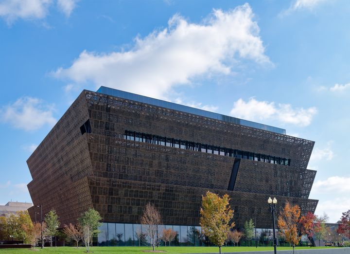 Washington, D.C., USA - November 13, 2017: The National Museum of African American History and Culture, opened in 2016, is located on the National Mall.