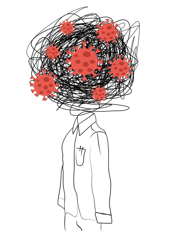 Há quatro meses, eu não vou a nenhum lugar diferente nem falo com ninguém que não seja meu marido ou meus dois filhos.