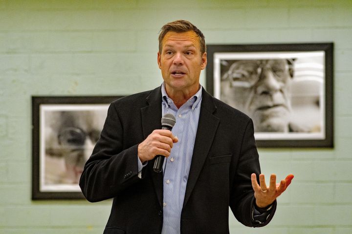 Controversial Republican Kris Kobach is trying to resuscitate his political career by winning his party's nomination for an open Senate seat in Kansas. Democrats are doing their part to make that happen, seeing him as a candidate they can beat in November.