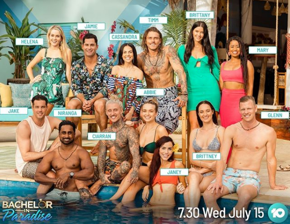 The 'Bachelor In Paradise' 2020 cast.