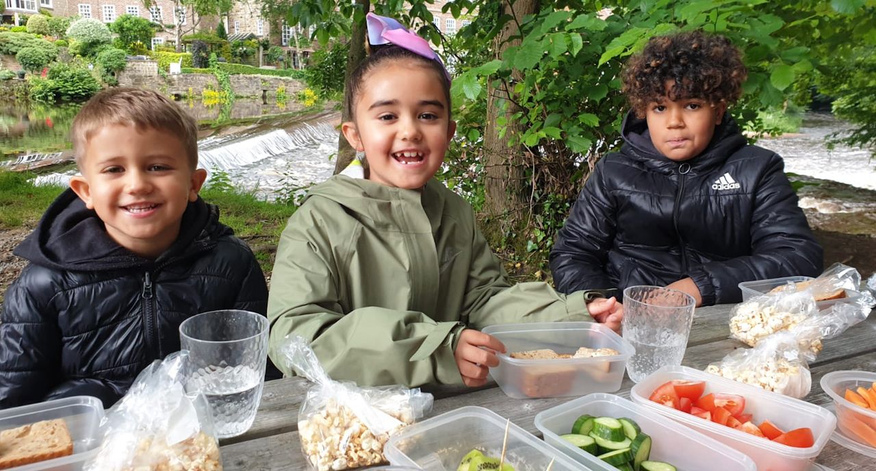 Terri-Anne's three children Kaemon Smith, 10, Amayah Durrani, six and AJ Durrani, four