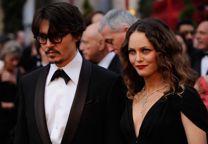 Depp and Paradis pictured in 2008