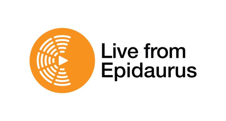 Tο λογότυπο του Live from Epidaurus, του live streaming της παράστασης των Περσών από την Επίδαυρο