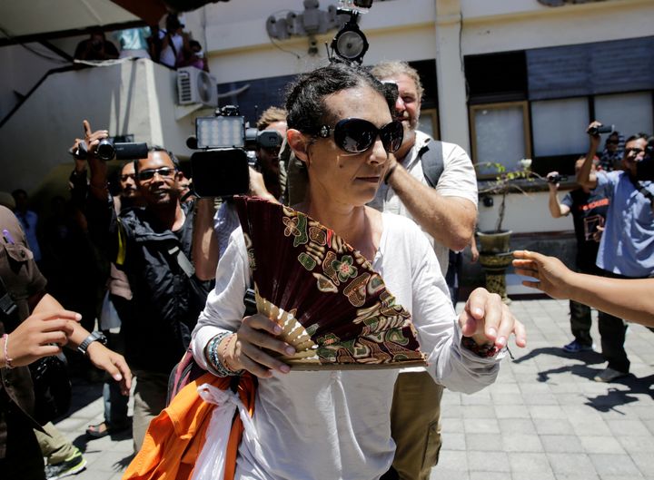 FILE PHOTO: Australian national Sara Connor arrives at court for the expected verdict in her trial over the death of a police officer at the Denpasar District Court in Bali, Indonesia March 13, 2017. REUTERS/Agung Parameswara