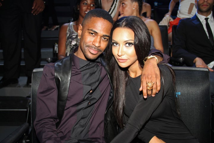 Big Sean and Naya Rivera in August 2013