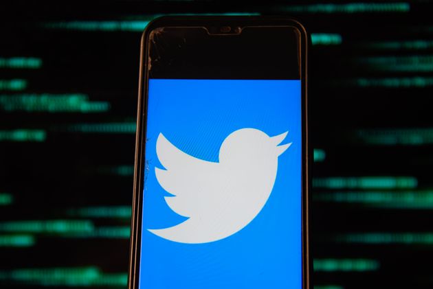 POLAND - 2020/07/15: In this photo illustration a Twitter logo is seen displayed on a smartphone. (Photo...