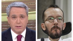 La reacción de Vicente Vallés al creerse que Pablo Echenique le felicitaba por un