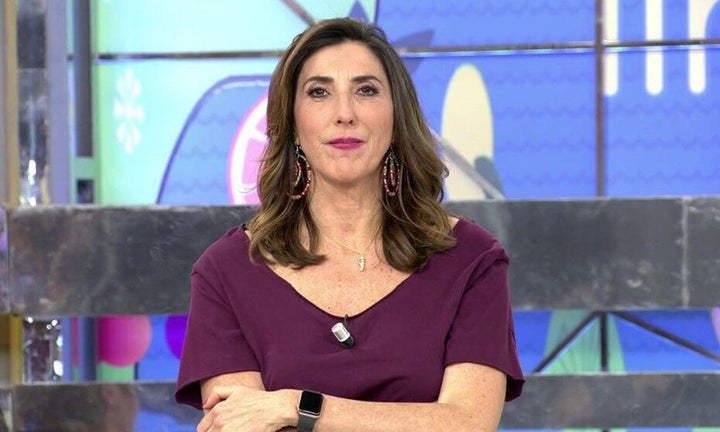 Paz Padilla en el plató de 'Sálvame'.