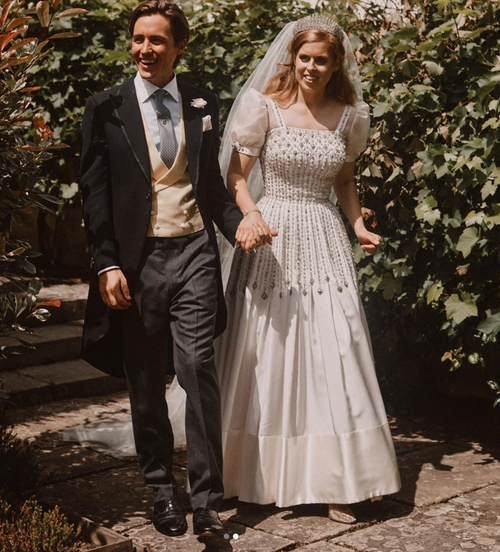 what dress did princess beatrice wear Princess Beatrice's Wedding Dress: Pictures, Details & The Story