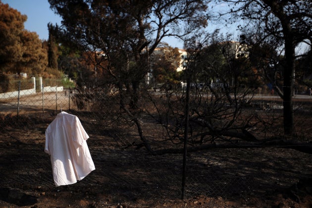 Μάτι, 1 Αυγούστου 2018. Δέκα ημέρες μετά τις καταστροφικές φωτιές.