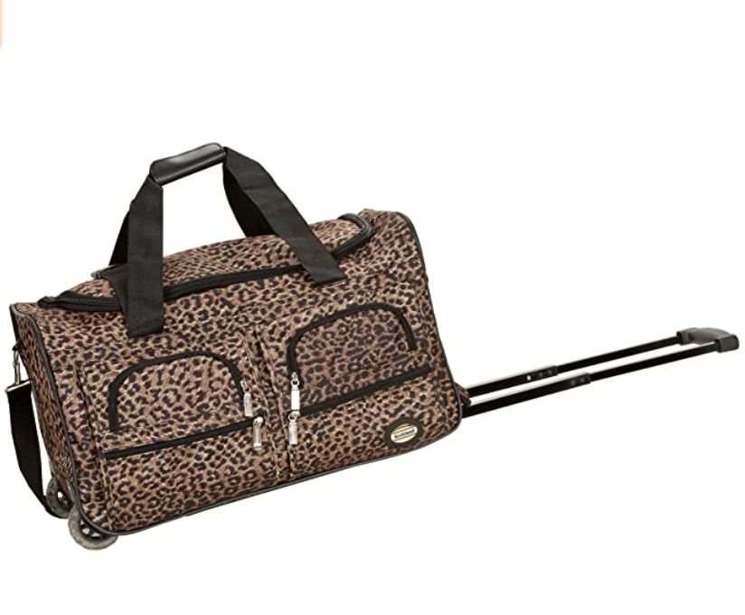 Happy2Buy 63 cm Polyester Travel Duffle Bag with Trolley & Adjustable  Strap, (Golden Color) Duffel With Wheels (Strolley) Golden - Price in India  | Flipkart.com