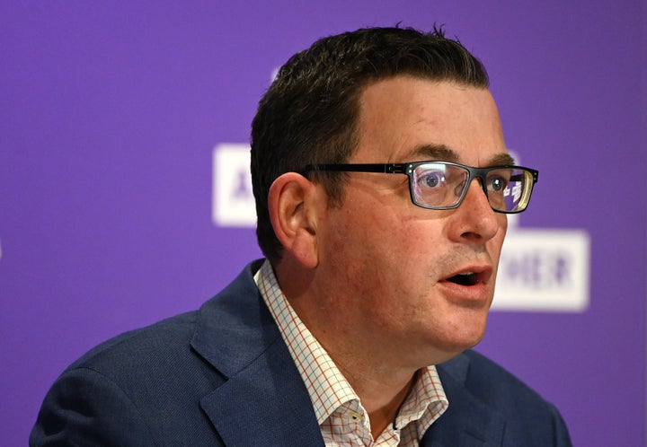 Victorian Premier Daniel Andrews speaks to the media on July 20, 2020 in Melbourne, Australia. (Photo by Quinn Rooney/Getty Images)