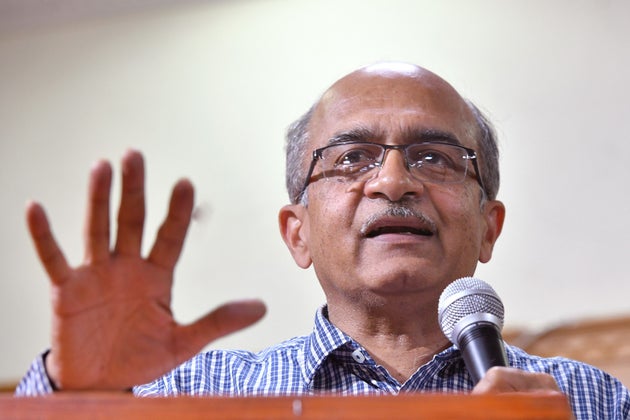  Supreme Court lawyer and anti-corruption activist Prashant Bhushan in Bangalore on March 30,