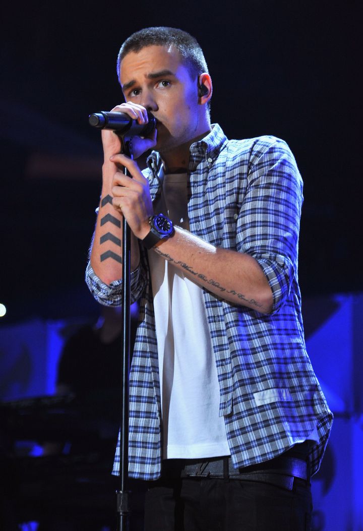 Liam Payne performing in New York in 2012