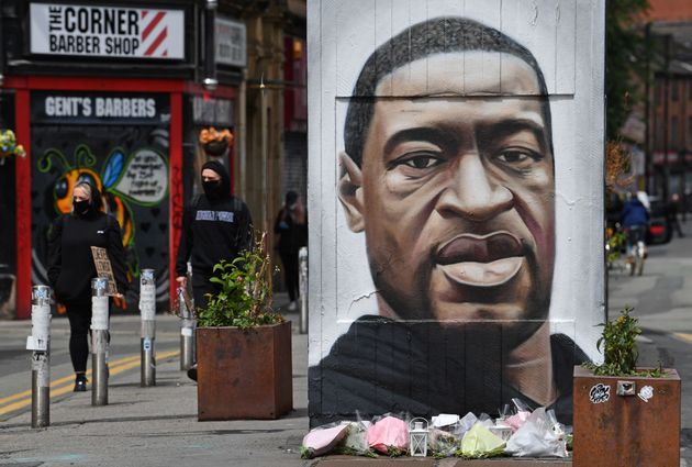 £1,000 Bounty To Find Racist Who Defaced George Floyd Mural In Manchester