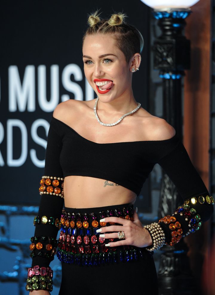 Miley Cyrus at the VMAs in 2013