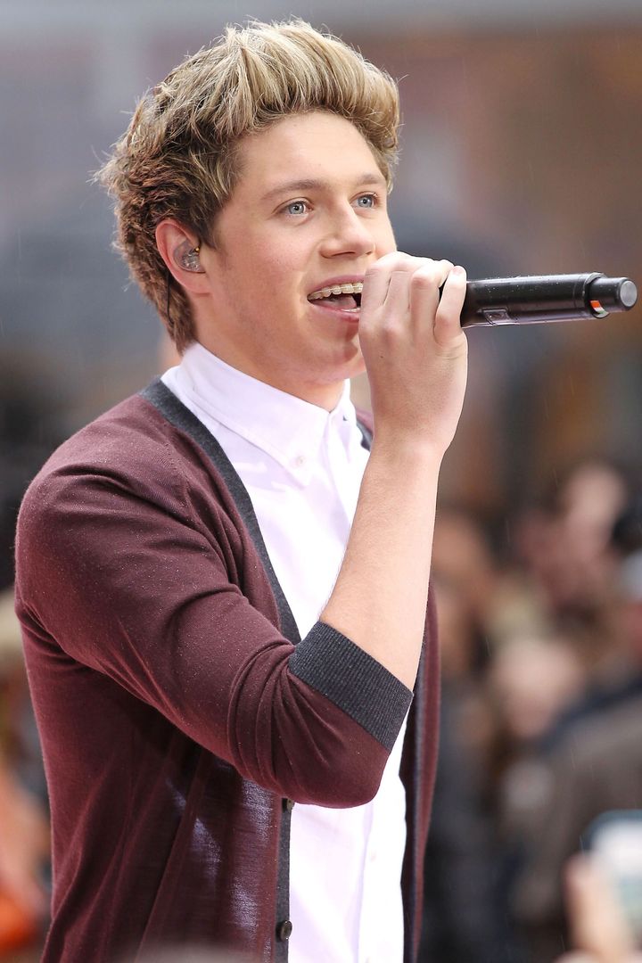 Niall Horan performing in 2012