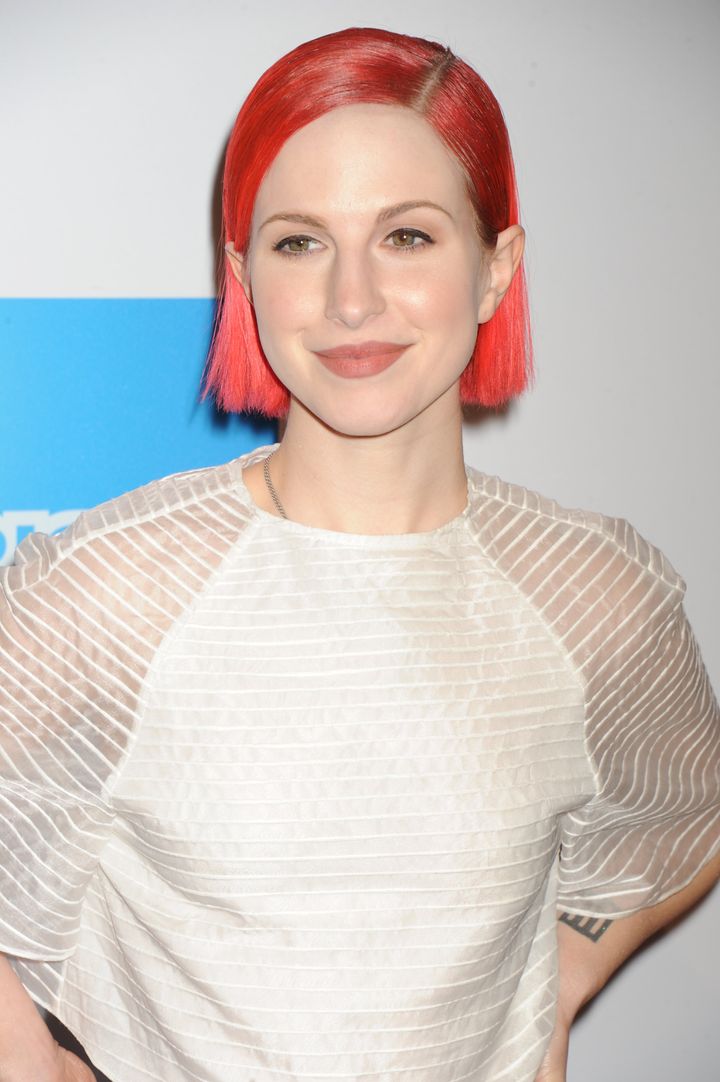 Hayley Williams at the Billboard Women In Music luncheon