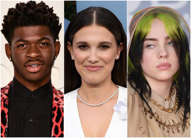 Lil Nas X, Millie Bobby Brown and Billie Eilish